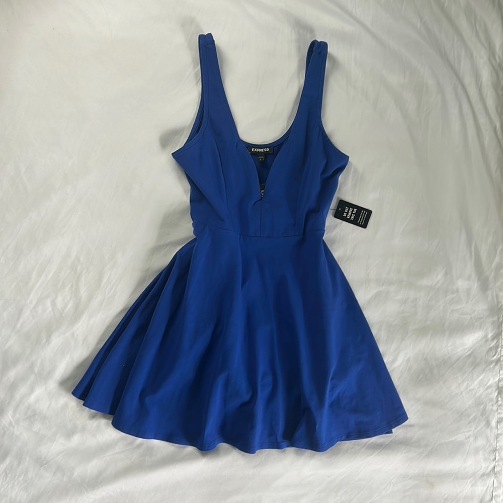 NWT Express royal blue dress